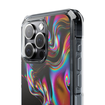 Purple Impact MagSafe Phone Case for iPhone - Liquid Neon Chrome