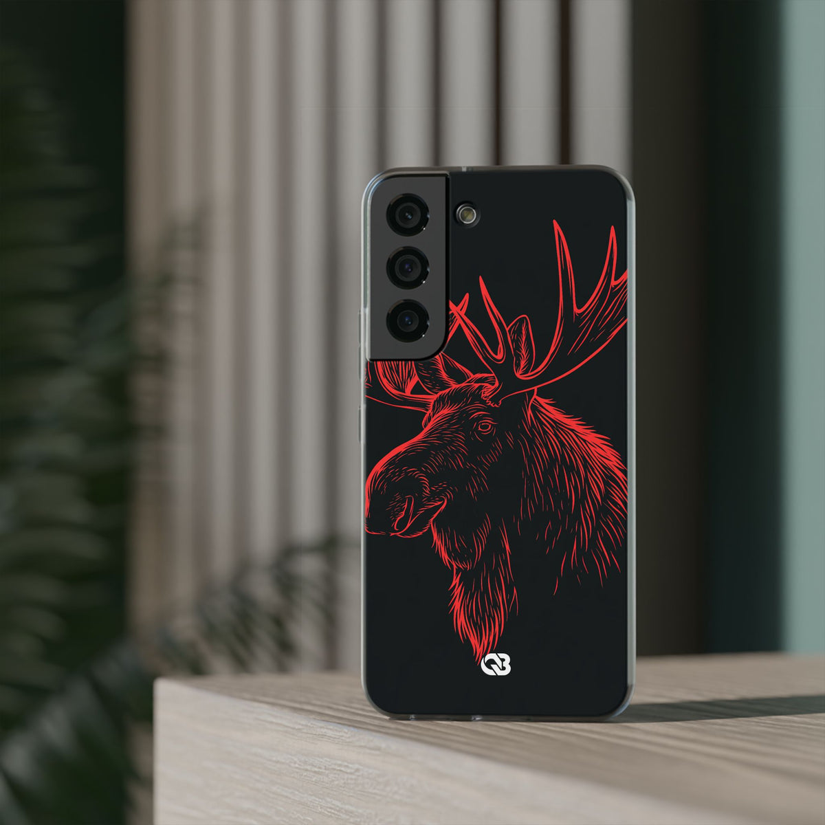 Nordic Elk · Lite Phone Case for Samsung · Black