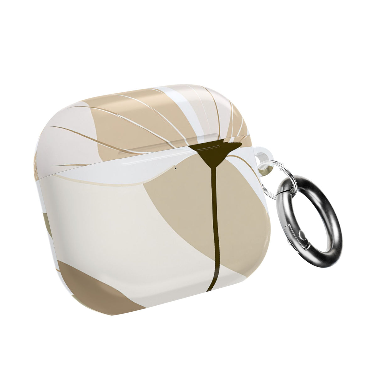 Soft Petal Bloom · Hard Case for AirPods & AirPods Pro · Beige