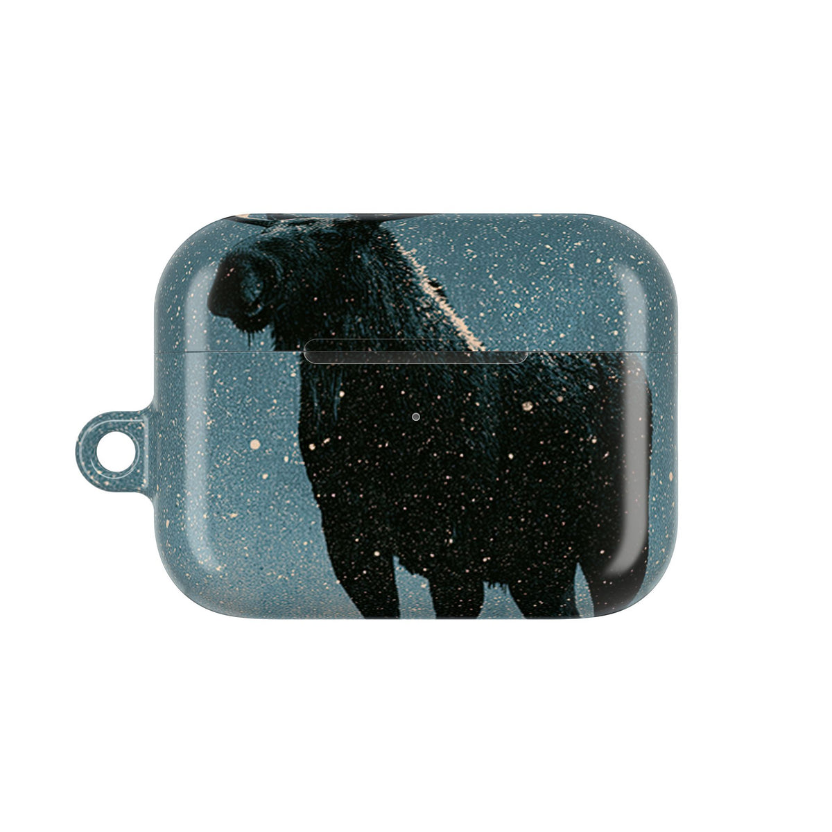 Nordic Boreal Moose · Hard Case for AirPods & AirPods Pro · Blue