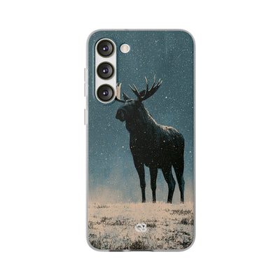 Nordic Boreal Moose · Lite Phone Case for Samsung · Blue