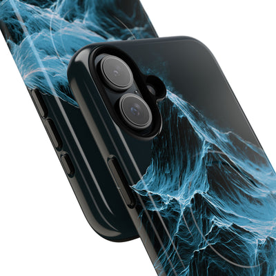 Nordic Frost Peak · Tough 2.0 Magnetic Phone Case for iPhone · Blue