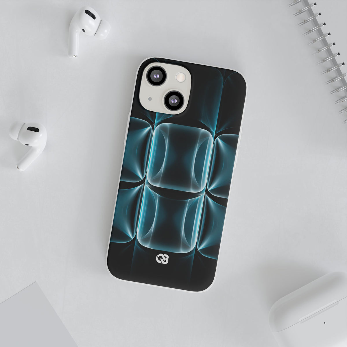 Cyan Core Matrix · Lite Phone Case for iPhone ·  Blue