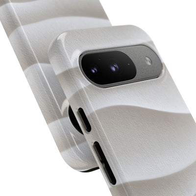 Sculpted Dune Relief · Tough Phone Case for Pixel ·  White