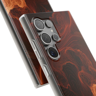 Amber Filament · Lite Phone Case for Samsung · Orange