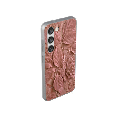 Blush Rose Relief · Lite Phone Case for Samsung · Pink