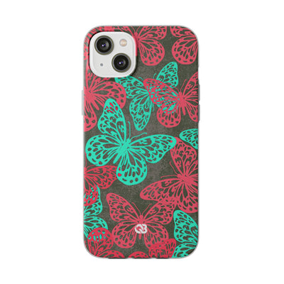Electric Papillon · Lite Phone Case for iPhone ·  Pink