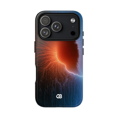 Thermal Aura Pulse · Tough Phone Case for iPhone · Blue