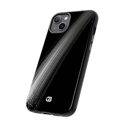 Black Tough Phone Case for iPhone - Linear Velocity Beam