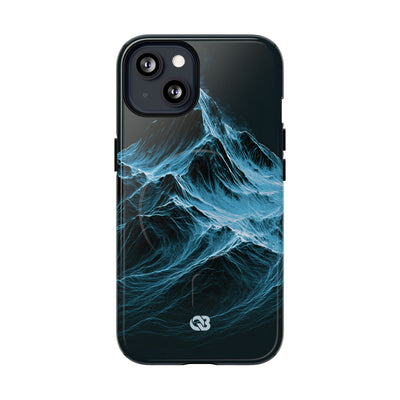 Nordic Frost Peak · Tough 2.0 Magnetic Phone Case for iPhone · Blue