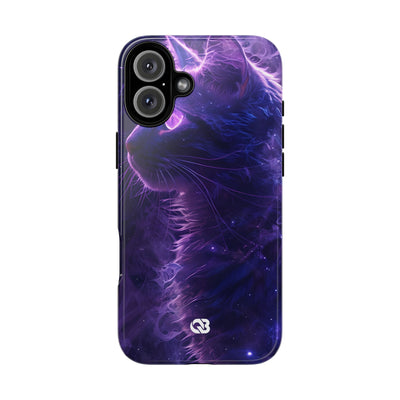 Purple Void Feline · Tough Custodia per iPhone