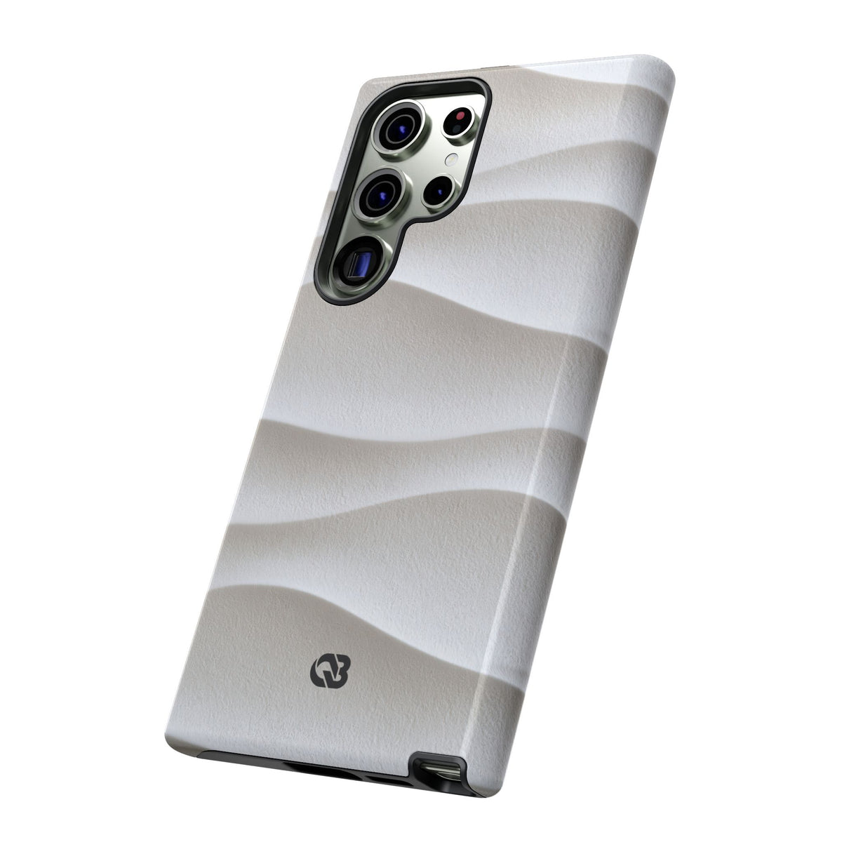 Sculpted Dune Relief · Tough Phone Case for Samsung · White