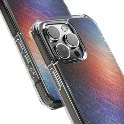 Radiant Energy Stream · Clear Impact Magnetic Phone Case for iPhone · Blue