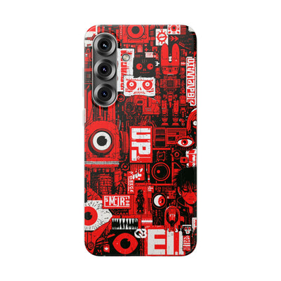 Neo Mecha Collage · Lite Phone Case for Samsung · Red