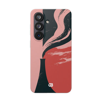 Pink Lite Phone Case for Samsung - Cinder Rose Plume