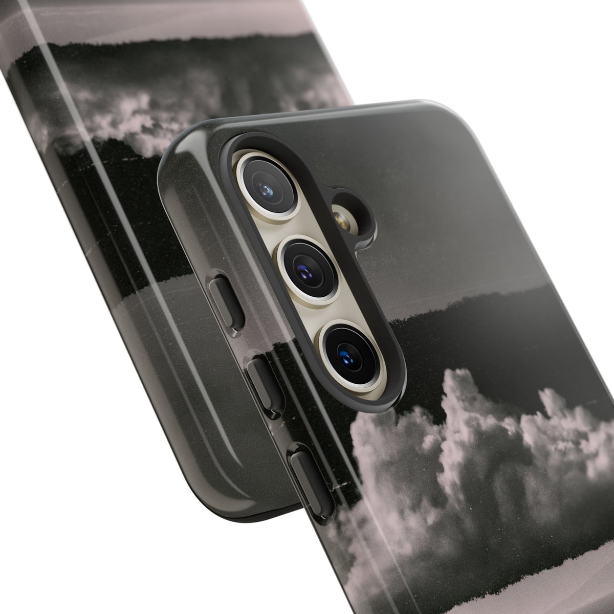 Crimson Horizon · Tough Phone Case for Samsung · Black