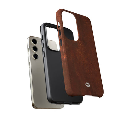 Orange Tough Phone Case for Samsung - Oxidized Iron Crust