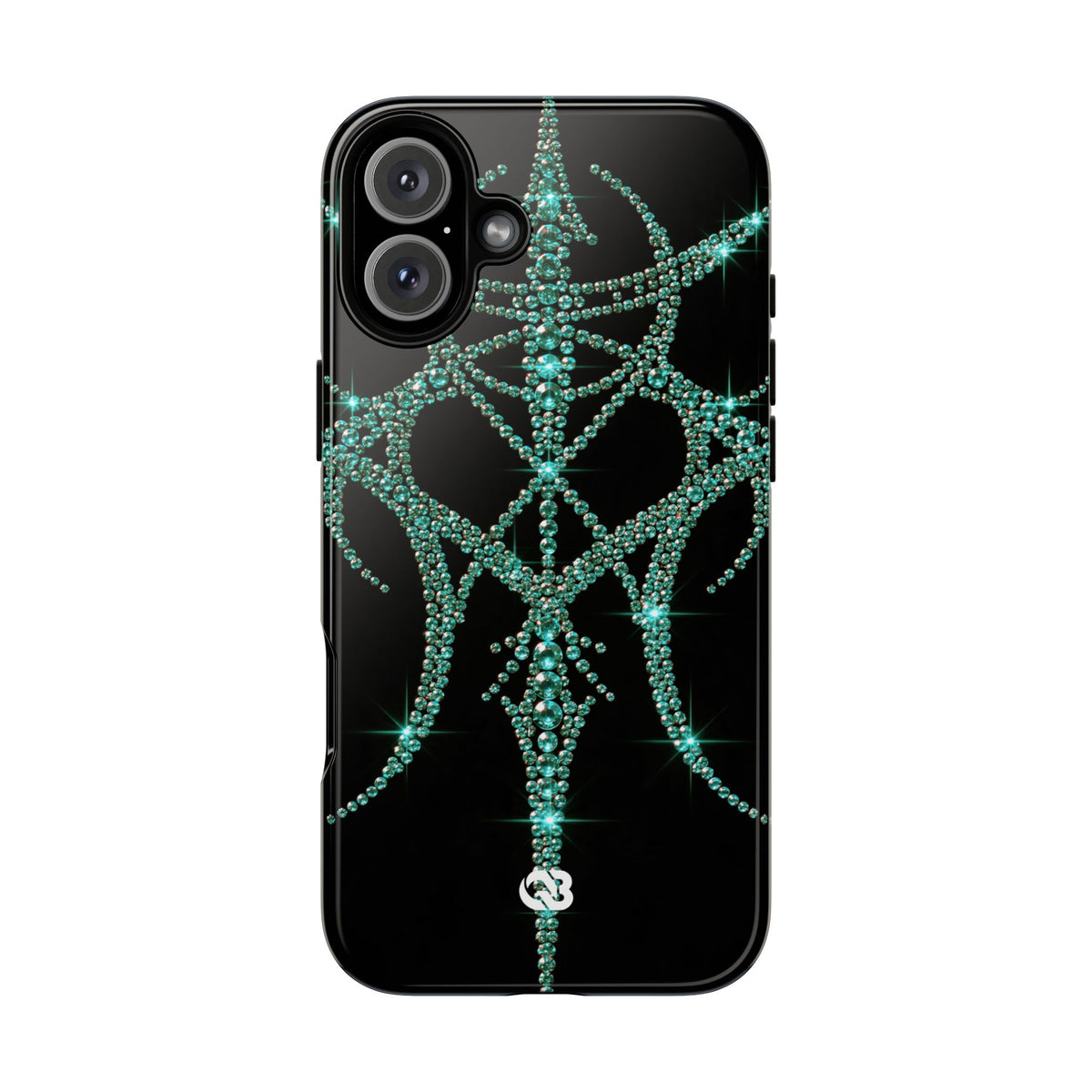 Teal Cyber Sigil · Tough Phone Case for iPhone · Teal