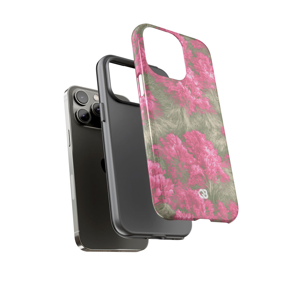 Digital Blossom · Tough Phone Case for iPhone · Pink