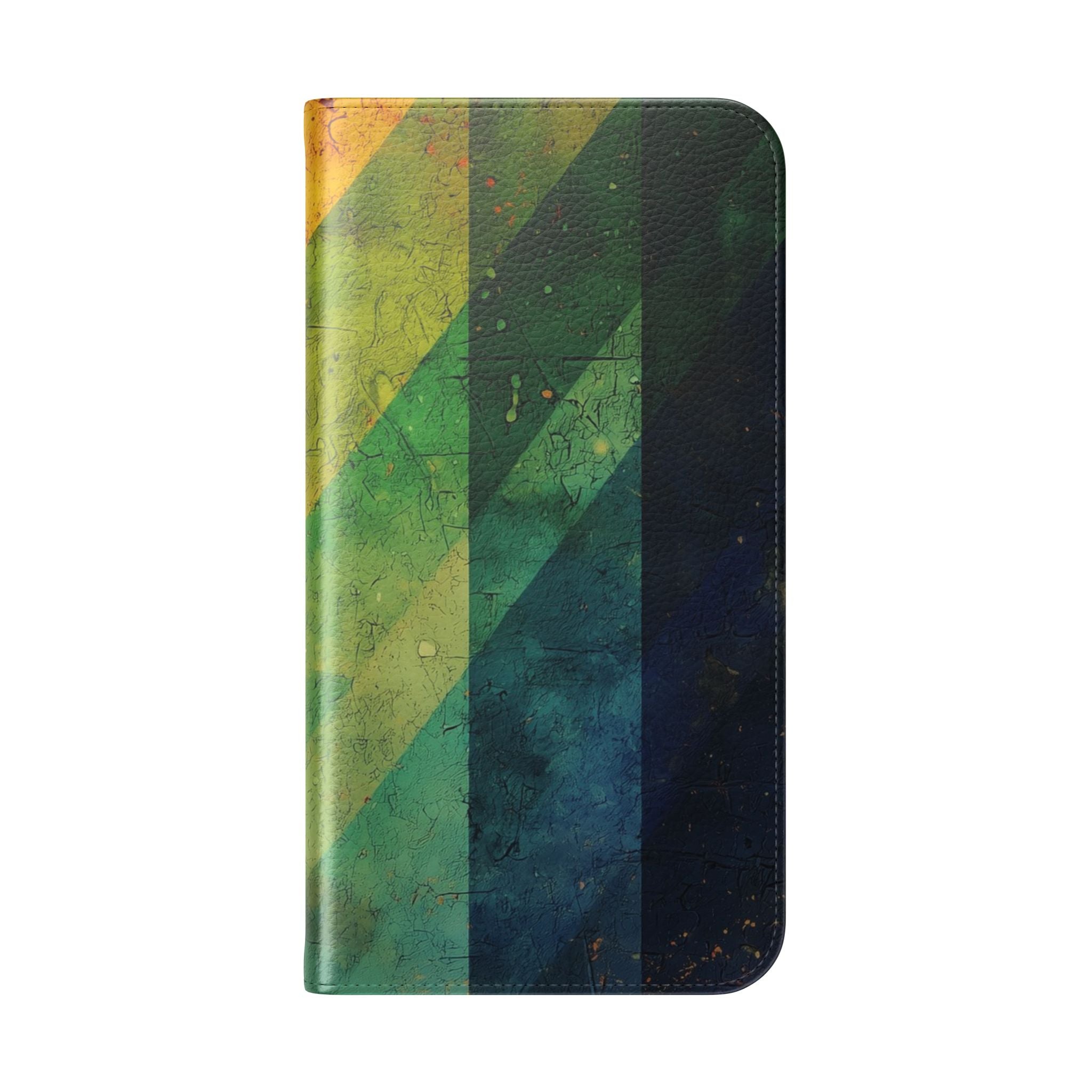 Crimson Stripes - iPhone 15 Pro Max Case - Wallet