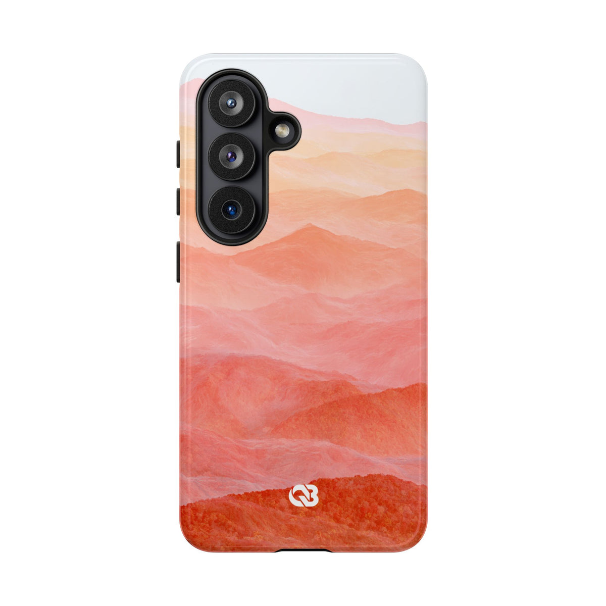 Alpenglow Ridge Vista · Tough Phone Case for Samsung · Orange