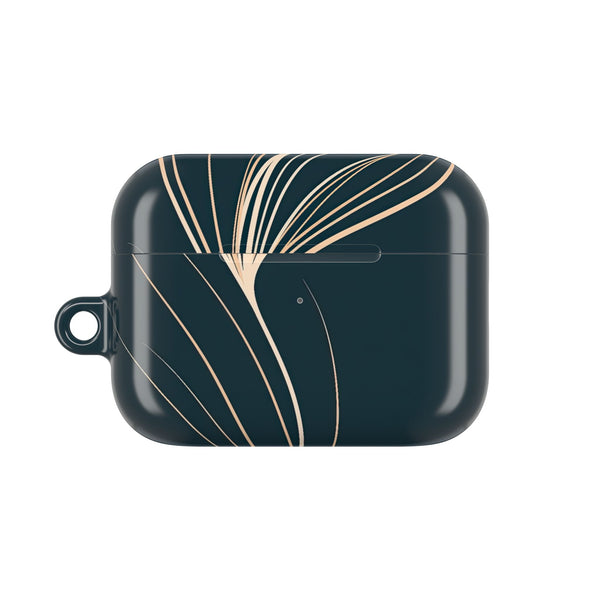 Botanical Contour · Hard Case for AirPods & AirPods Pro · Teal