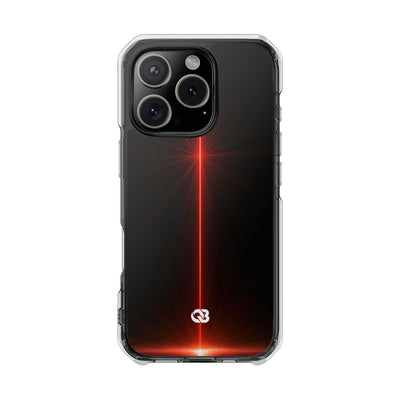 Red Impact MagSafe Phone Case for iPhone - Crimson Flare Vector
