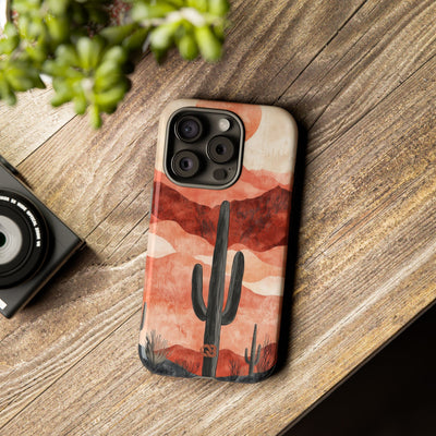 Terracotta Desert Sun · Tough Phone Case for iPhone
