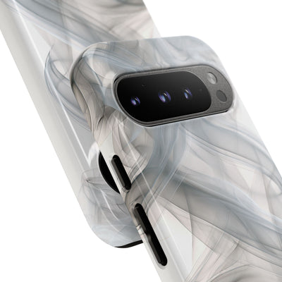 Vapor Noir · Tough Phone Case for Pixel ·  White