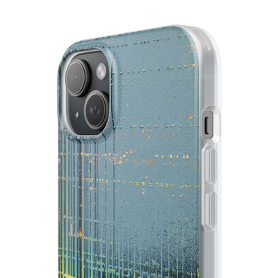 Acid Raster Circuit · Lite Phone Case for iPhone ·  Teal