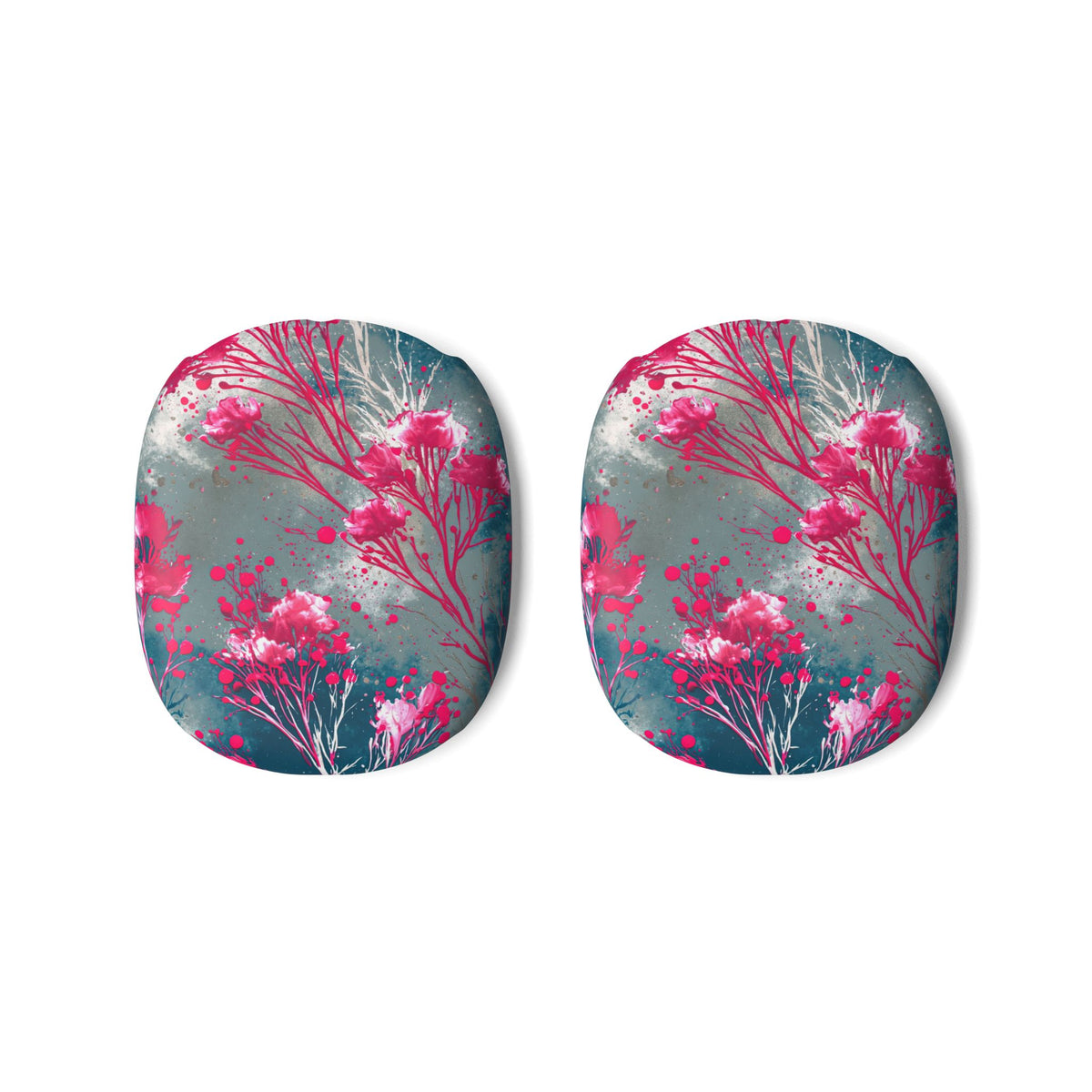 Cyber Blossom · Hard Case for AirPods Max · Teal