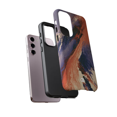 Solar Aura Drift · Tough Phone Case for Samsung · Orange
