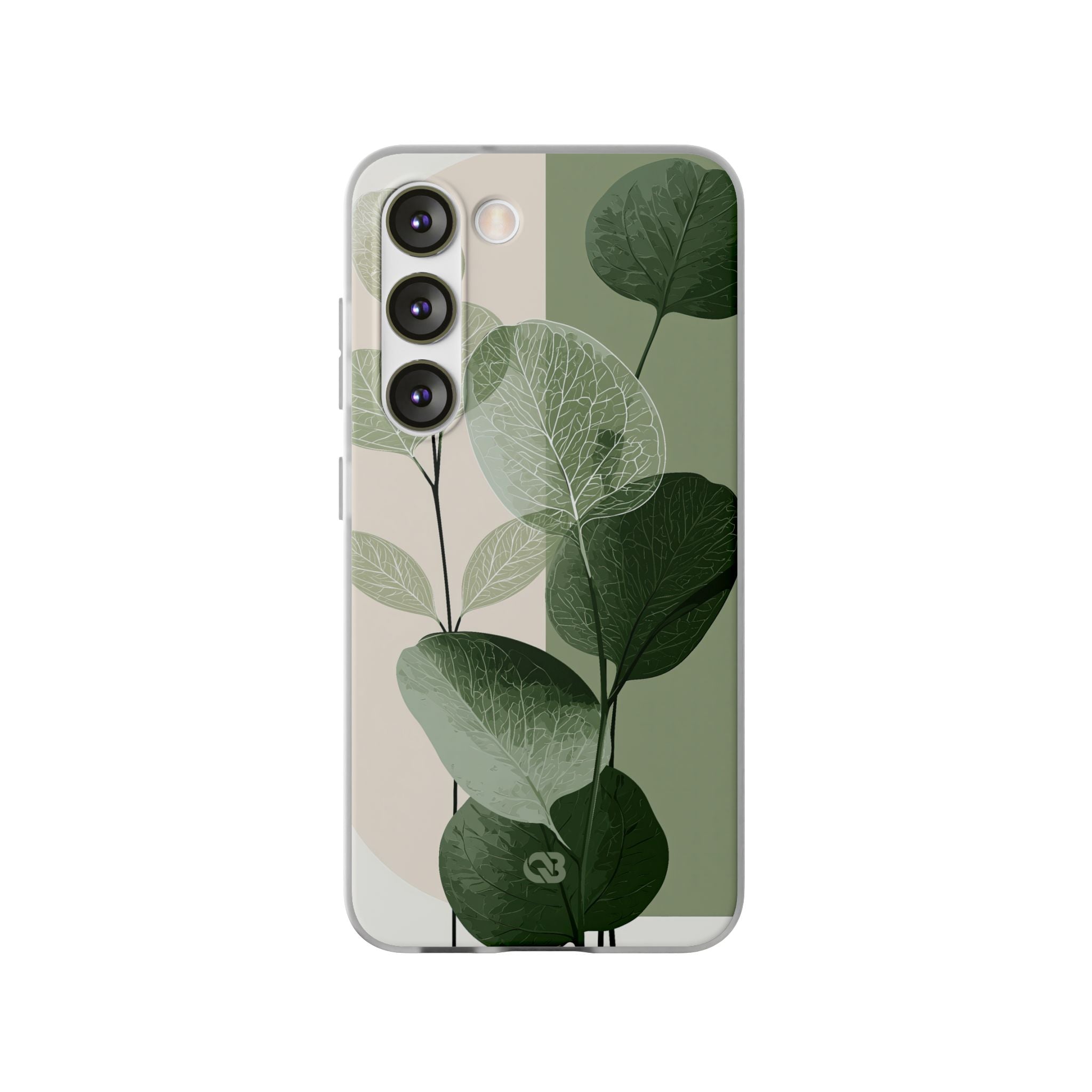 Green Lite Phone Case for Samsung - Sage Leaf Skeletals