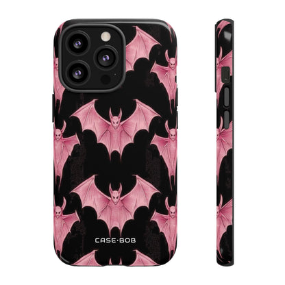 Pink Batwave iPhone 13 Pro Case - Tough