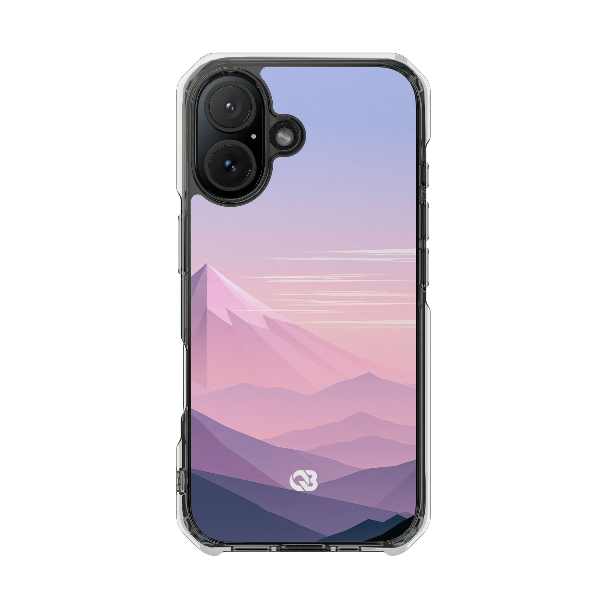 Purple Impact MagSafe Phone Case for iPhone - Lavender Alpine Dawn