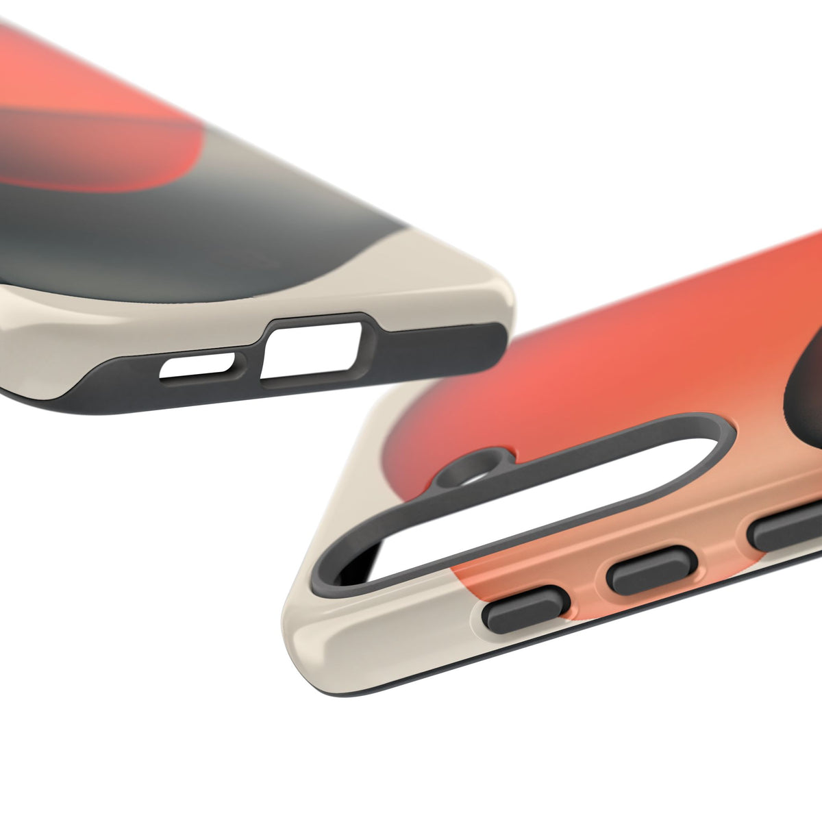 Translucent Crimson Form · Tough Phone Case for Samsung · Red