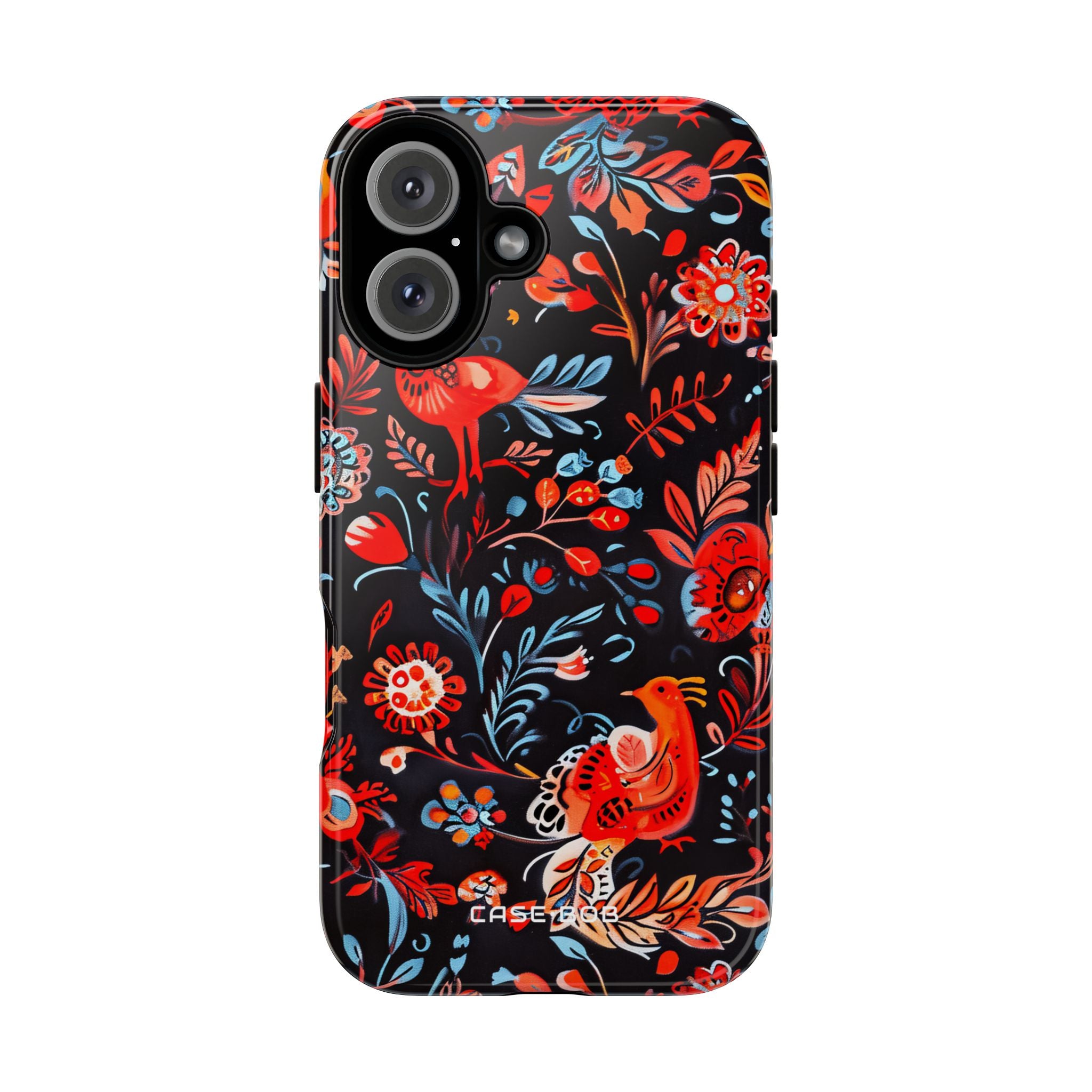 Vivid Birdscape iPhone 16 Case - Tough