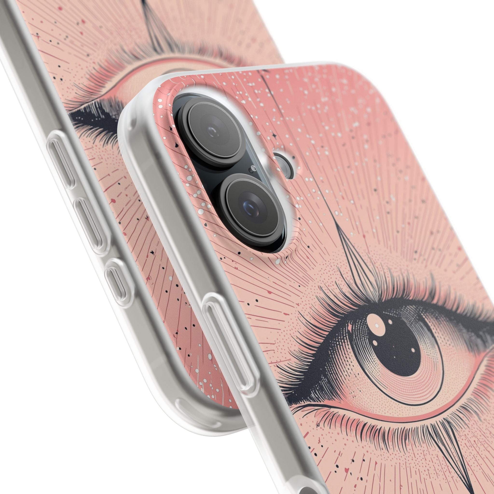 Obsidian Cosmic Gaze · Soft Phone Case for iPhone