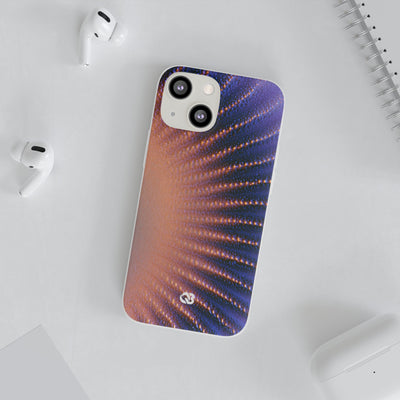 Luminous Aura Burst · Lite Phone Case for iPhone ·  Blue