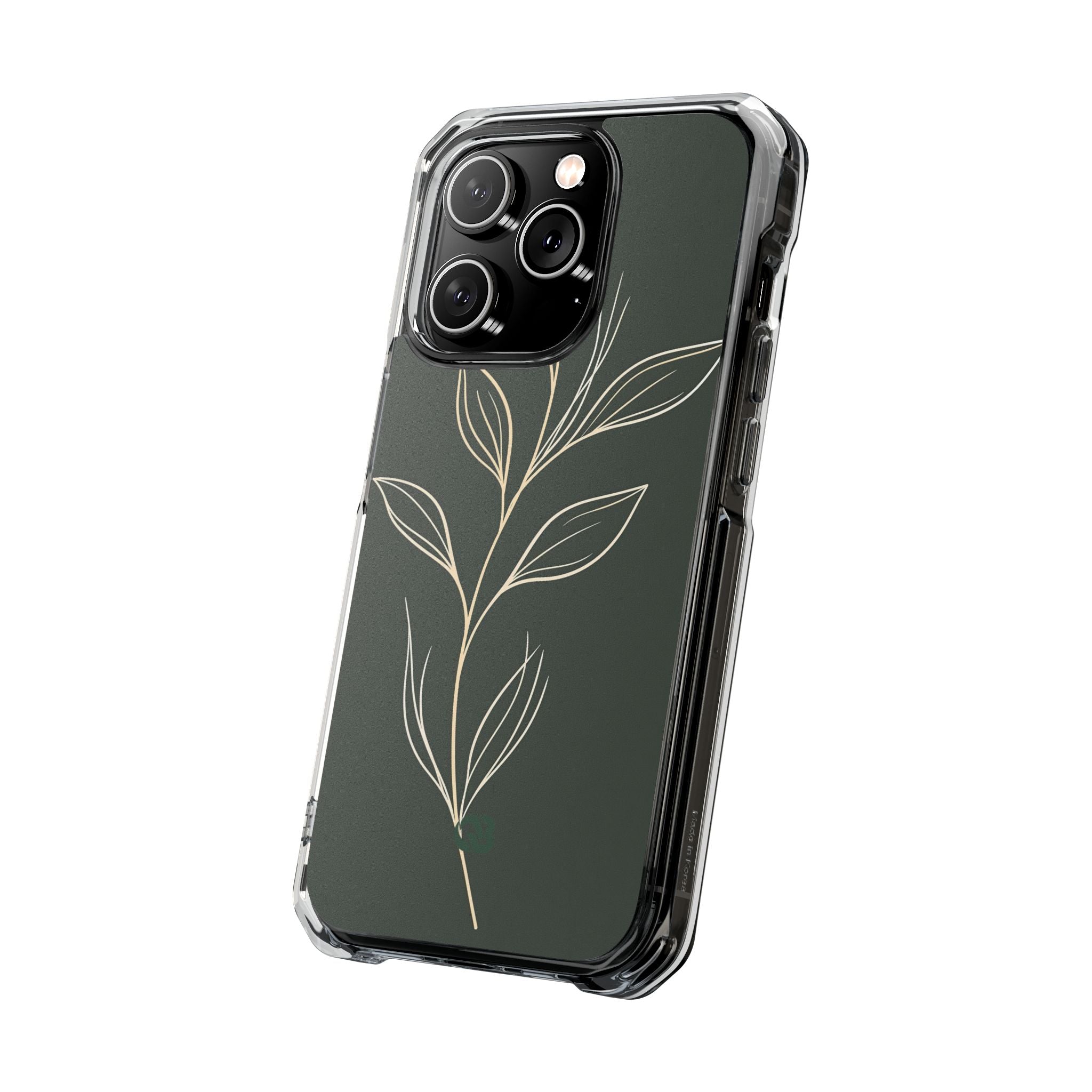 Green Impact MagSafe Phone Case for iPhone - Deep Moss Willow