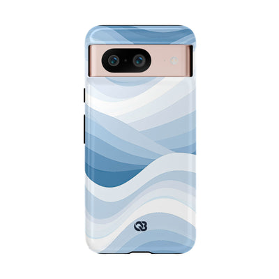Blue Tough Phone Case for Google Pixel - Glacial Indigo Flow