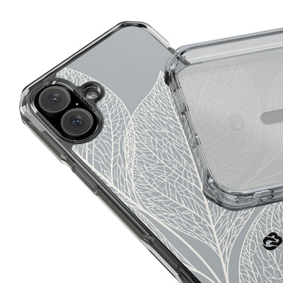 Grey Impact MagSafe Phone Case for iPhone - Frosted Ash Veins