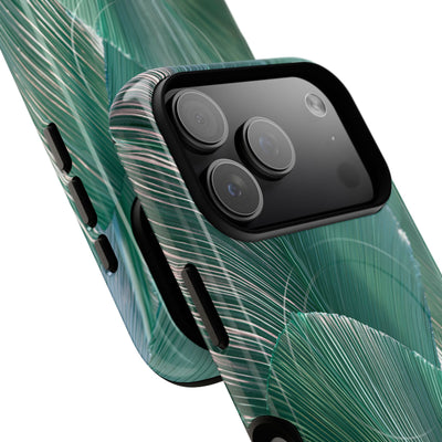 Translucent Fan Palm · Tough 2.0 Magnetic Phone Case for iPhone · Teal