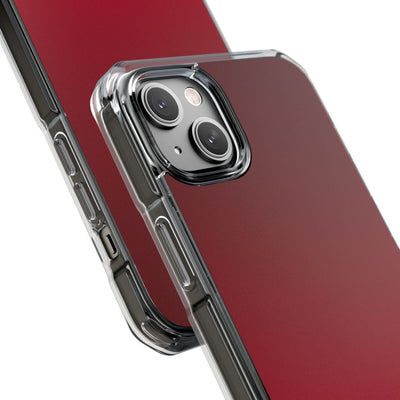 Red Impact MagSafe Phone Case for iPhone - Crimson Velvet Fade