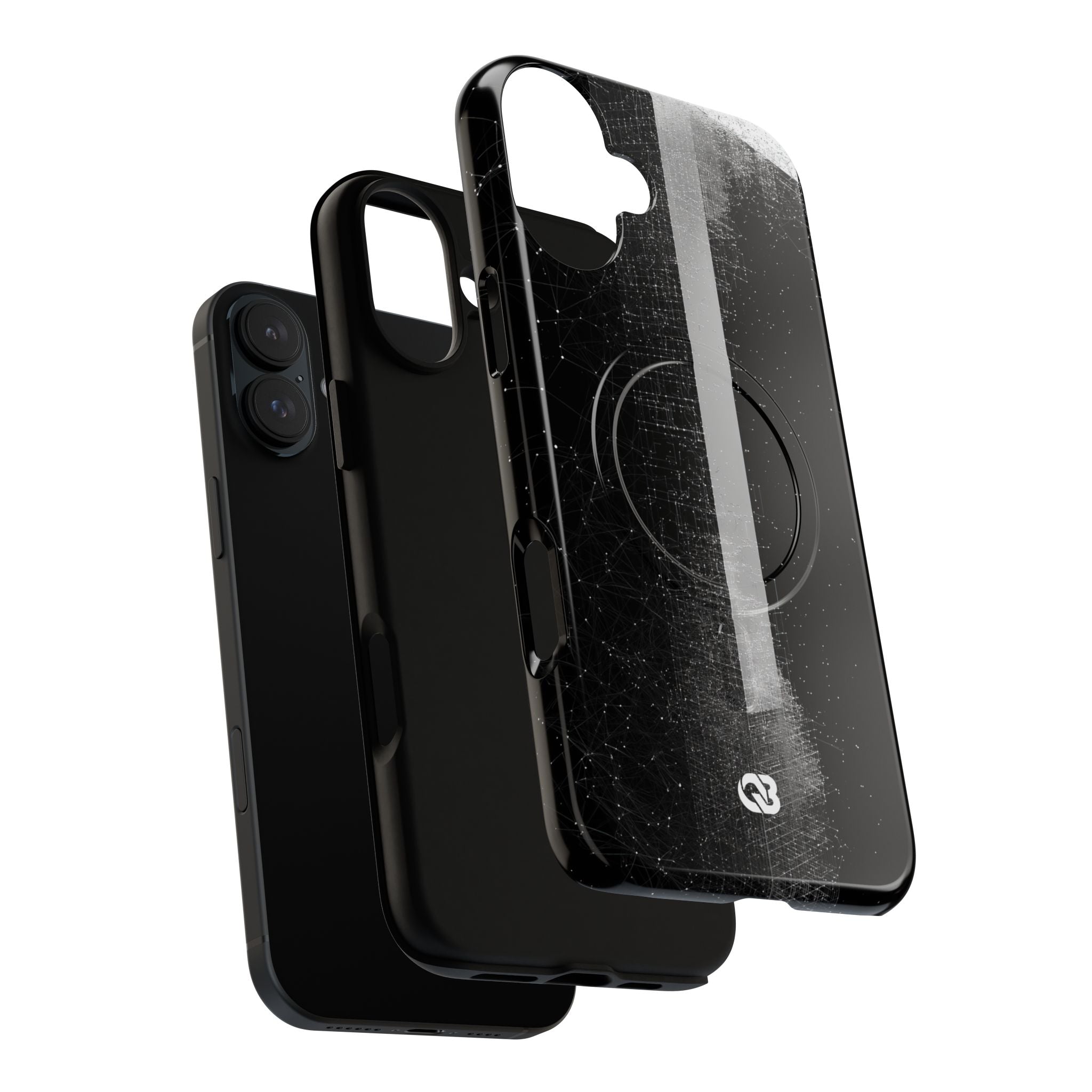 Black Tough 2.0 Magsafe Phone Case for iPhone - Vector Core Monolith