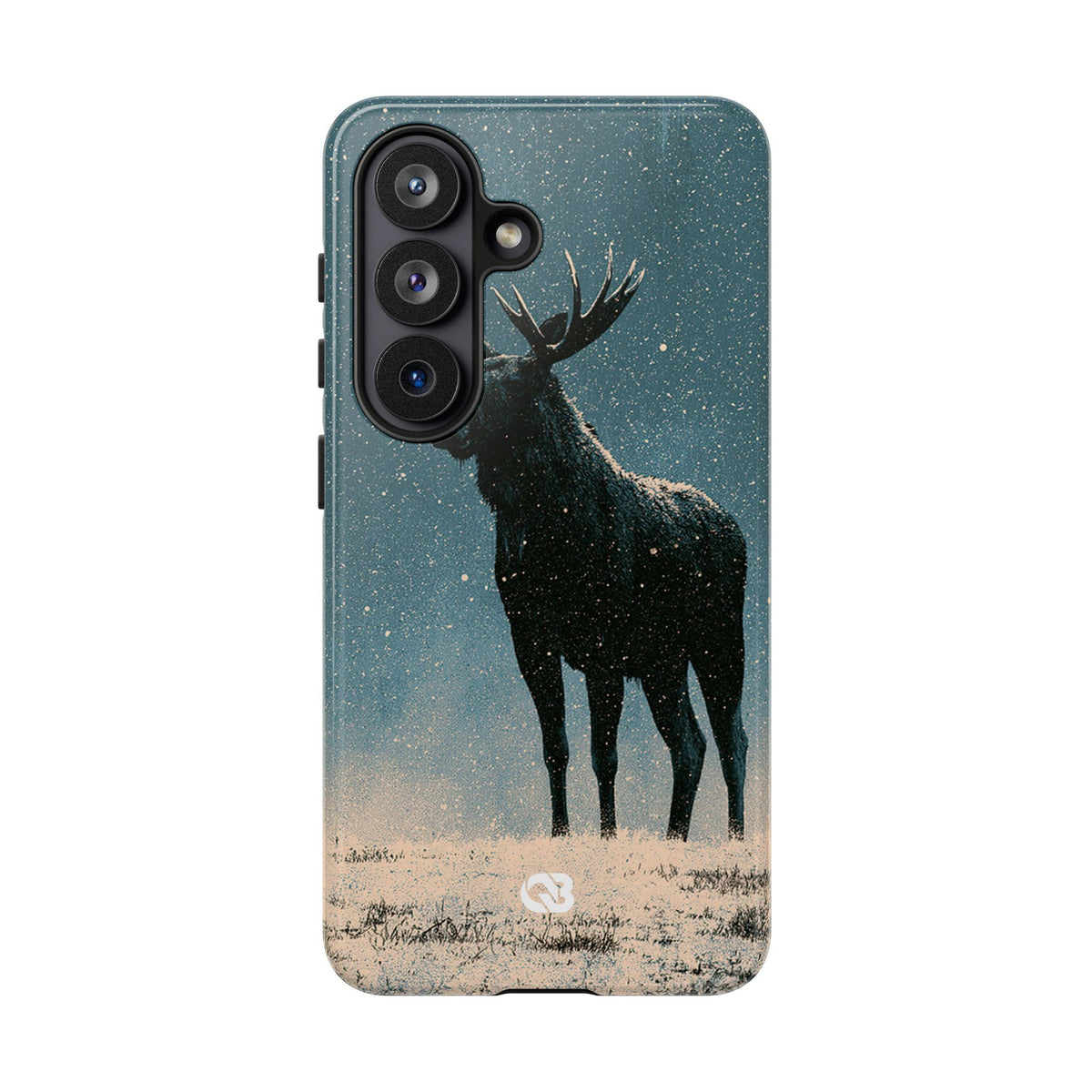 Nordic Boreal Moose · Tough Phone Case for Samsung · Blue