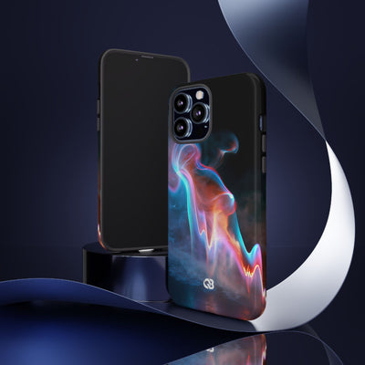 Neon Waveform · Tough Phone Case for iPhone · Black