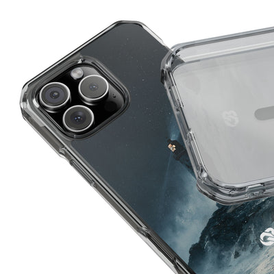 Nordic Coastal Beacon · Clear Impact Magnetic Phone Case for iPhone · Blue