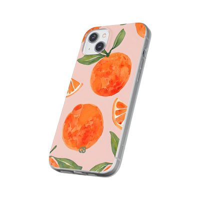 Sunkissed Orange Harvest · Soft Case na telefon dla iPhone