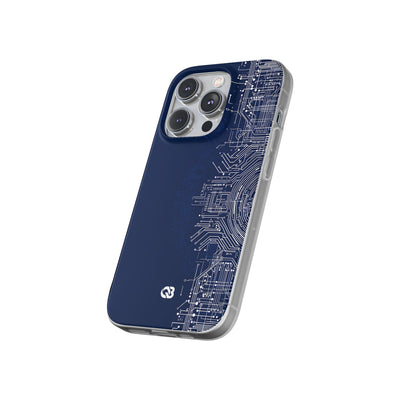 Blue Lite Phone Case for iPhone - Cobalt Circuit Logic